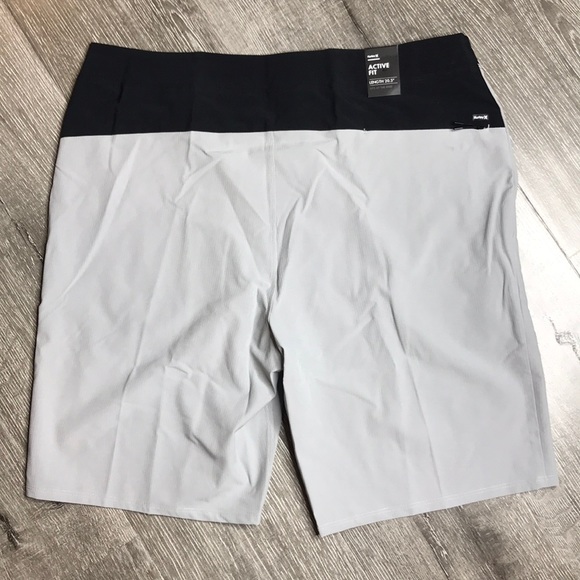 Hurley alpha trainer board shorts grey gray black - Picture 2 of 8